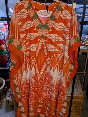 BCL5 AMERICAN LEISURE African-inspired Dashiki Kaftan Maxi Dress